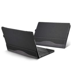 Nahkainen kannettavan tietokoneen iskunkestävä suojakotelo Dell Latitude 7455 14 tuumalle Musta