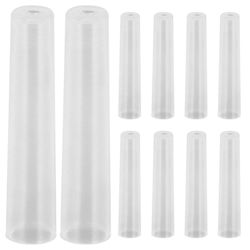 10kpl muoviset lyijykynän korkit kirkkaat kynän korkit kärjen kärjet suojat kansi lyijykynän jatkeet pidikkeet lyijykynän päälliset opiskelijoille ...