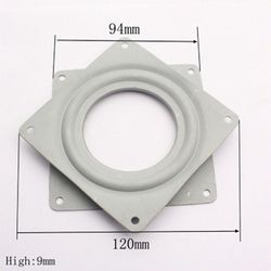 2/3/4 tommer leje roterende drejelig drejelig pladespiller plade 360 grader metal skrivebord bordstole bilsæder Display Stand Møbler Hardware