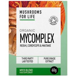 Mushrooms4Life Sienet elämään Luomu Mycomplex 60g (MFL221)