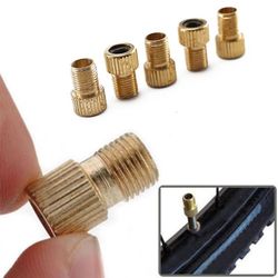 5pcs Cykel Ventil Adapter Dv, sv (dunlop, fransk ventil) til Av (bil ventil) med Rin Cykel Tilbehør Cykel Valve
