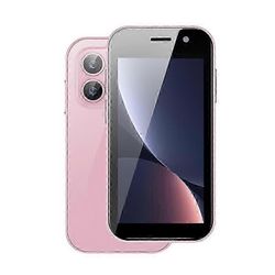Mini älypuhelin 3,0 tuuman Android 9.0 Face ID ROM 32GB Dual SIM WIFI Bluetooth GPS OTG Life and Business Backup Phone Musta 32 Gt pinkki