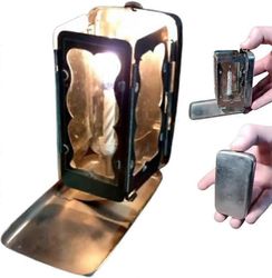 unbrand Taitettava taskukynttilälyhty, kannettava ulkokynttilälyhty, ensiluokkainen koristeellinen ulkolyhty patiolle, puutarhaan ja sisäsisustukse...