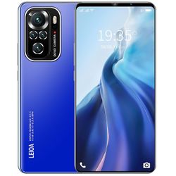 Uusi tulokas N10 Pro 5g älypuhelimet 8gb ram + 256gb rom android 9.1 os 80mp quad kamera 6.1" tuumaa 5000 mah akku pelipuhelin verkossa cou Blue