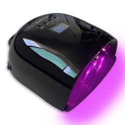 Uppladdningsbar nagellampa 86w rött ljus gel polsk torktumlare trådlös nagelgel härda ljus manikyrlampor sladdlös spik uv led Lamp_s Svart