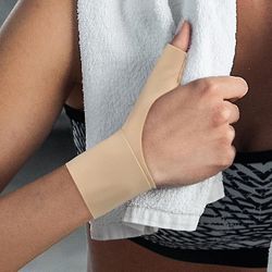 Leddgikt Joint Pain Relief Tommel Håndleddet kompresjonshansker - Pustende håndleddsstøtte Brace Thumb Sleeve Svart