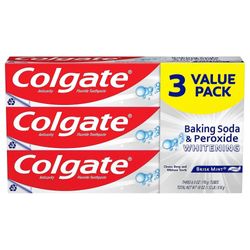 Colgate ruokasooda ja peroksidivalkaiseva hammastahna, reipas minttu, 3 ea