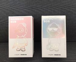 Bicaco Famer Bob Lancome Co-branded trendy legetøjsfigur Caixa Sorpresa sød skrivebordsmodel Kawaii piger fødselsdagstaske æske overraskelsesgave e...