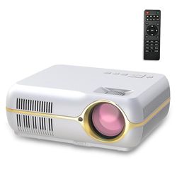 Dh-A10 5,8 tommer LCD-skærm 4200 lumen 1280 x 800p projektor Hvid