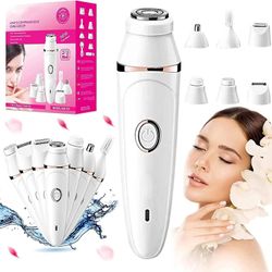 7 i 1 Pluxy hårborttagning, Face Epilator- Pro 3.0 Women Face Epilator Waterproof, 50% erbjudande