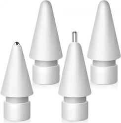 Päivitetyt vaihtovinkit Apple Pencilille, Sekoita metallikärjet Apple Pencilille 2. sukupolvi / 1. sukupolven / Apple-kynän kärjet (4 kpl) -GSL Val...