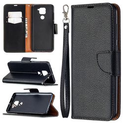 Gangxun Flip taske til Xiaomi Redmi Note 9 Sort