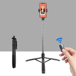 CYKE Q05 Selfie Stick -jalusta 158 cm jatkettava BT Kauko-ohjattava kädessä pidettävä lattiateline suoratoistoon