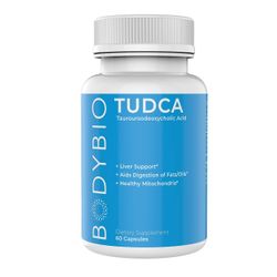 BodyBio Tudca 60 kapselia maksan tuki detoxille ja puhdistukselle