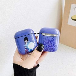 AIR Sjovt 3D-tegneserieetui til AirPods 12 -Sasuke Uchiha