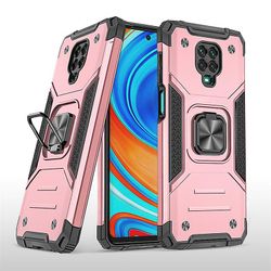 Shockproof rustning sag for redmi note10 4g/note10s med støttefod all inclusive dække steg guld rpc268