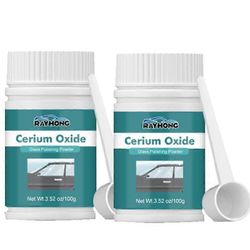 Syvä naarmunpoistoaine, korjauslasin kiillotussarja ceriumoksidijauhe 100g 2pcs