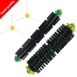 4pcs/lot Børster/fleksibel tæppebanker børste sidebørste til Irobot Roomba 500 527 528 530 532 535 540 555 560 562 570 572 580 581 590