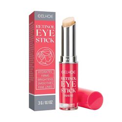 3Pcs Retinol Eye Stick, Eye Cream for mørke sirkler og puffiness, poser under øynene behandling, lysere øye reduserer fine linjer øyekrem