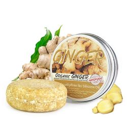 2PCS orgaaninen inkiväärishampoo pala hiustenlähtöä estävä shmpoo saippua hiusten kasvua hoitava saippua