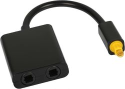 Digitaalinen Toslink-optisen kuitukaapelin johtosovitin 1-2 jakaa