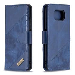 Gangxun Kortholder taske til Xiaomi Poco X3 Nfc Blå