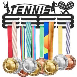 Rautamitaliripustimen pidike näyttö seinäteline ruuveilla tennis 150x400mm