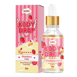 Vartalomehuöljy Mansikka Murokakku, Mansikka Pound Cake Käsintehty vartaloöljy Tuoksuva, kosteuttava ja kosteuttava