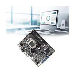 B75 8gpu gruvedrift Hovedkort + g630 CPU + DDR3 4GB 1600MHz Ram + 128g SSD Lga1155 Støtte 2xddr3 B75 8usb