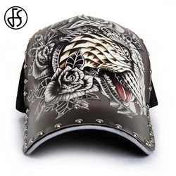 Aionyaaa FS 3D-utskrift Kinesisk Dragon Baseball Caps For kvinner med nagle Summer Menn Caps og hatter Street Hip Hop Cap Snapback Bone 3D leopardh...