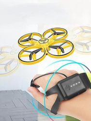 Geststyrt drone med sensor og klokke fjernkontroll - gul