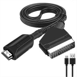HDMI-SCART-kaapeli 1 metrin pituinen suora liitäntä Kätevä Conversi Fk
