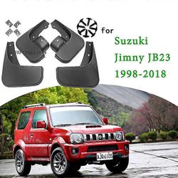4x Suzuki Jimny Jb23 Jb33 Jb43 Jb53 Wide Sierra 1998 ~ 2018 2009 2013 Lokasuojat Lokasuoja Mud Flaps Guard Splash Car Tarvikkeet
