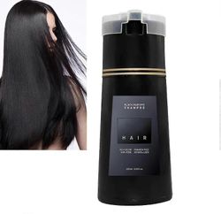 Hiusten värjäys shampoo, hiusten pikavärishampoo, 100ml hiusten pikavärishampoo miehille naiset Musta