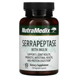 NutraMedix, serrapeptaasi ja inuliini, 120 kasvikapselia