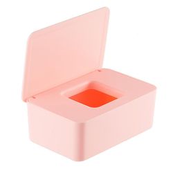 Zch Vævskasse Støvtæt vævskasse Vådservietter Dispenser Pink