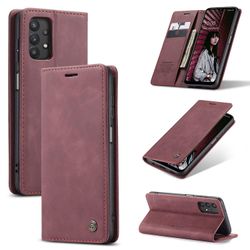 König Taske Mobiltelefonbeskytter til Samsung Galaxy A32 5G Case Flip Cover Case Cases Rød