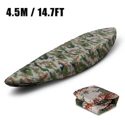 Universal Kajak Cover Kanobåd Vandtæt Uv-resistent kajakdæksel Camouflage 1 4,5m