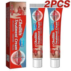 Zhiyi 2kpl cheilitis hoitovoide kosteuttava kuiva halkeileva kuorinta ja
