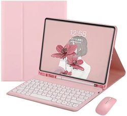 Tsim Näppäimistökotelo Samsung Tab S6 Lite 10.4" Mous (vaaleanpunainen)