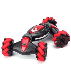 Ruili 1:12 Fjernbetjening Stunt Bil Gestus Induktion Vride Off-road Vehicle Light Music Drift Dancing Side Kørsel Rc Bil Legetøj Rød