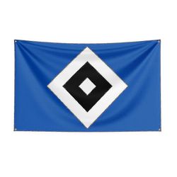 3x5 Hamburger Sv Flag polyesteripainettu kilpa-urheilubanneri koristeluun 90 x 150 cm C