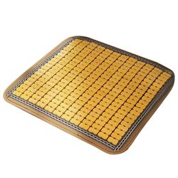 Summers Essential bambu tuolityyny, 40 cm neliönmuotoiset hengittävät istuimet Mukavuus toimistotuoleissa Kapea reunus kulta