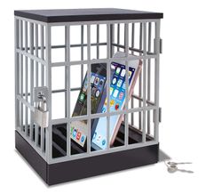Table Top Mobiltelefon fængsel fængsel med hængelås-lås væk telefoner til familie tid!