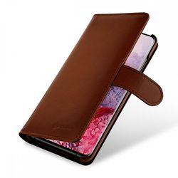 Stilgut Sag for Samsung Galaxy S20 Talis Brown tegnebog i ægte læder