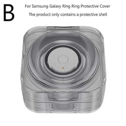 Latauskotelon suojakansi Samsung Galaxy Ring Smart Ring -latauskotelolle Musta