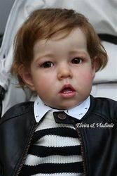 Genfødsel dukke 28inch stor størrelse store baby lille barn genfødt dukke kit liam soft touch frisk farve sød gave