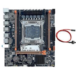 X99 Hovedkort med bryterkabel B85 Lga2011-3 4x DDR4 Reg Ecc Ram M.2 Pcie Sata3.0 For E5 2650v3 [gratis frakt]