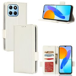 Foxdock Kompatibel med Honor 70 Lite Case Wallet Design magnetisk lukningsdæksel med kickstand-kortspor Hvid