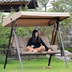 Korvaava katto Garden Swing Universal Swing kattopeite, 191 x 120 cm NOD9 Musta